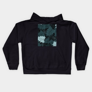 Maple Leaf pattern-Autumn season mood graphic design Kids Hoodie